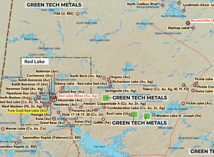Ontario Mining Map